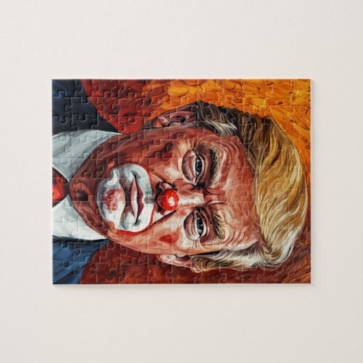 Puzzle donald trump clown funny (Horizontal)
