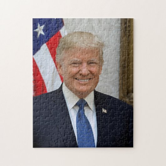 Puzzle Donald Trump Portrait du président de la Maison-Bl (Vertical)
