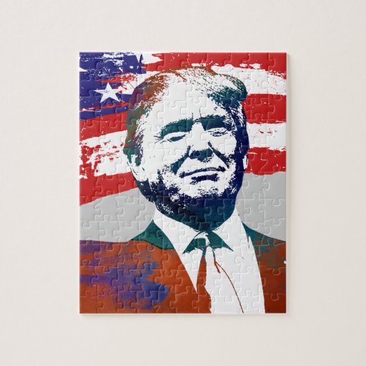 Puzzle Donald Trump pour le président (Vertical)