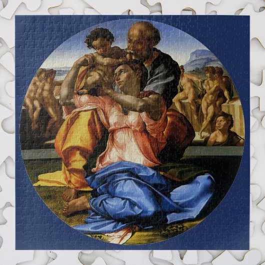 Puzzle Doni Tondo ou Doni Madonna par Michelangelo