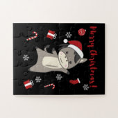 Puzzle Donkey Christmas Donkeys (Horizontal)