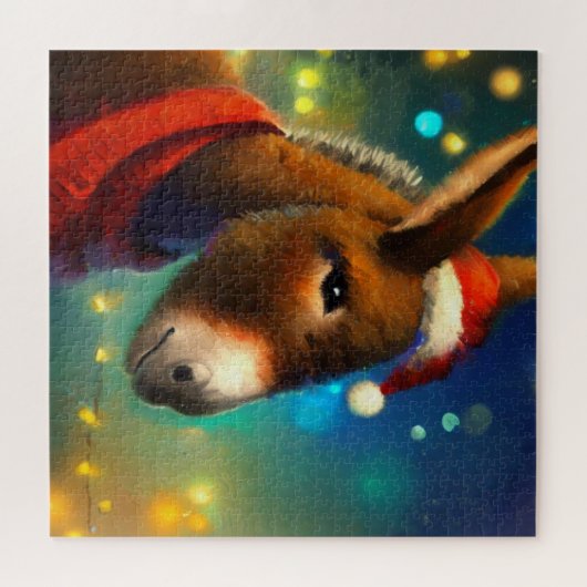 Puzzle Donkey de Noël (3) (Horizontal)