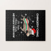 Puzzle Donkey Lover Venin | Happy Donkey Merry Christmas (Horizontal)