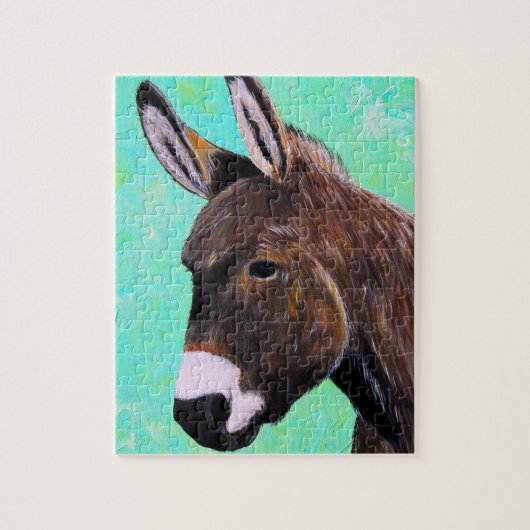 Puzzle Donkey Painting (Vertical)