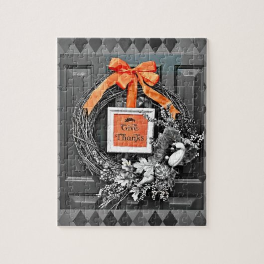 Puzzle Donnez Merci Wreath (Vertical)