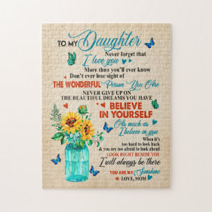 Puzzle Dons de filles  Lettre À Ma Fille De Maman