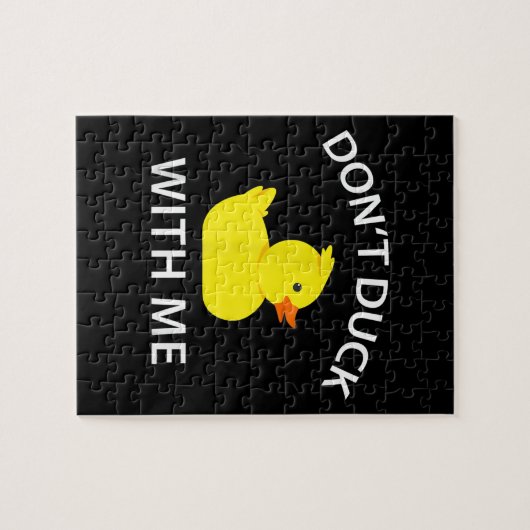 Puzzle Dont Canard Avec Moi Drôle Canard En Caoutchouc (Horizontal)