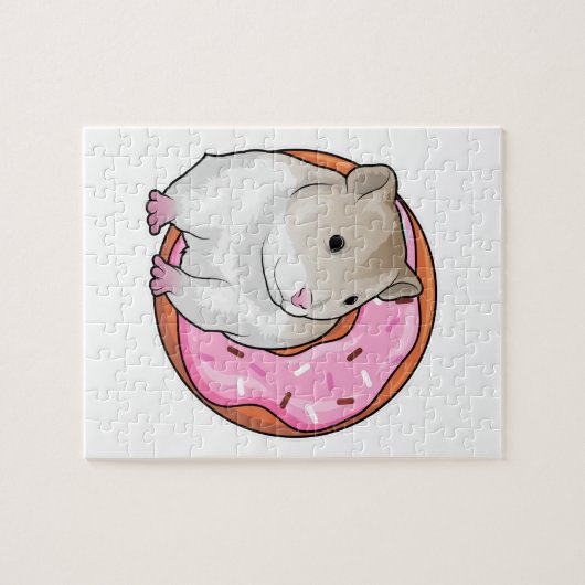 Puzzle Donut Hamster (Horizontal)