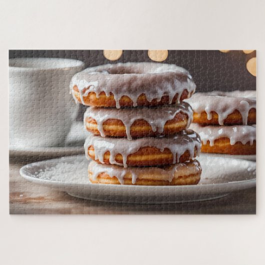 Puzzle Donuts glacés à la vanille (Horizontal)