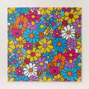 Puzzle Doodle à fleurs super