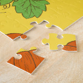 Puzzle Doodle citrouille : Main Tirée sans couture (Côté)