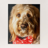 Puzzle Doodle doré Chien chiot (Vertical)
