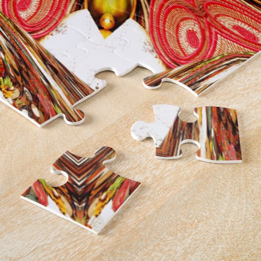 Puzzle Doodle Floral Art Imprimer (Côté)