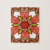 Puzzle Doodle Floral Art Imprimer (Vertical)