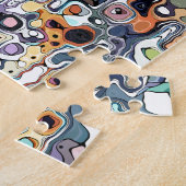 Puzzle Doodle numérique Abstrait 2 (Côté)