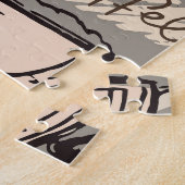 Puzzle Doodles de café : Motif à main (Côté)