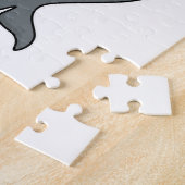 Puzzle Dophin comme joueur de basket-ball avec basket-bal (Côté)