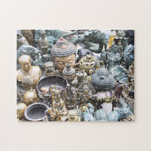 Puzzle d'or de photo de Buddahs (Horizontal)