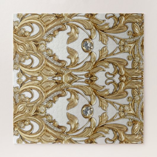 Puzzle d'or décoratif (Horizontal)