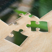 Puzzle d'orchidées blanches et violettes (Côté)