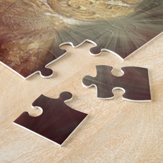 puzzle doré bouddha (Côté)