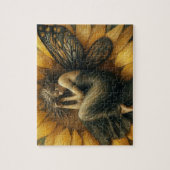 Puzzle Dormir de fée dans un tournesol (Vertical)