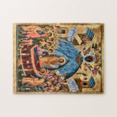 Puzzle Dormition de l'icône chrétienne orthodoxe Theotoko (Horizontal)