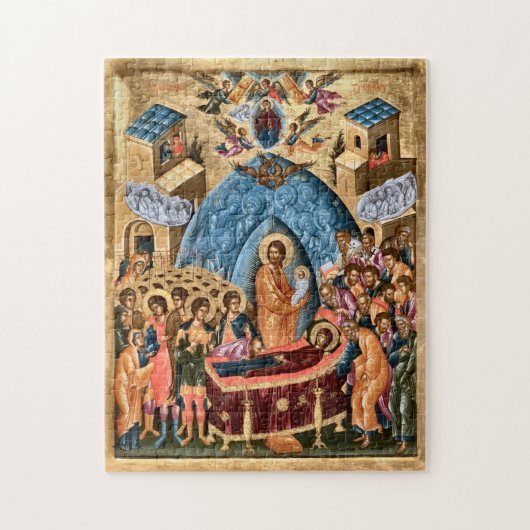 Puzzle Dormition de l'icône chrétienne orthodoxe Theotoko (Vertical)
