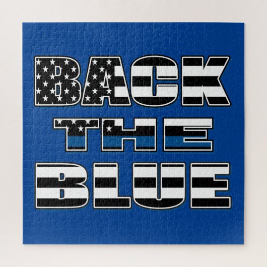 Puzzle Dos Bleu (Vertical)