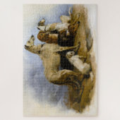 Puzzle Dos de couleur vive ou de couleur vive (Vertical)