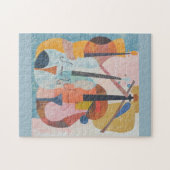 Puzzle Double basse colorée Abstraite (Horizontal)