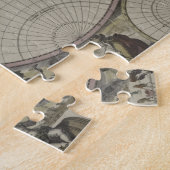 Puzzle Double carte | 1672 du monde d'hémisphère (Côté)