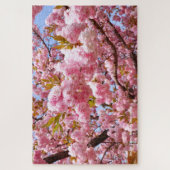 Puzzle Double Cherry Blossom: Sato-zakura (Vertical)