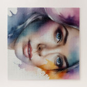 Puzzle Double exposition art femme (Horizontal)