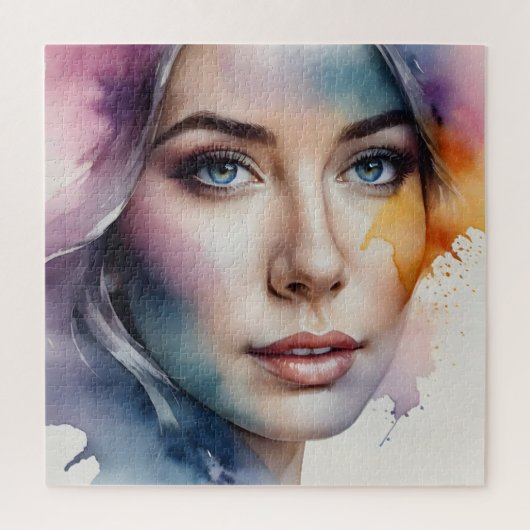 Puzzle Double exposition art femme (Vertical)