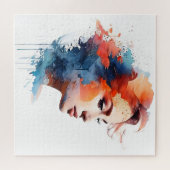 Puzzle Double exposition art femme (Horizontal)