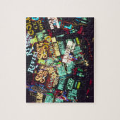 Puzzle Double exposition, panneaux de casino, Las Vegas, (Vertical)