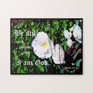 Puzzle Double Tulipes Psaume 46:10