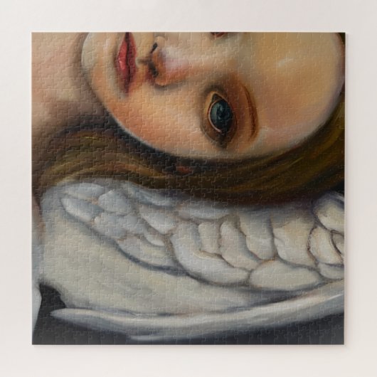 Puzzle douce fille ange (Horizontal)