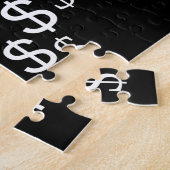 Puzzle Douche des symboles dollar ($) (Côté)