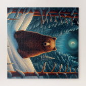 Puzzle d'ours Brown d'hiver (Horizontal)