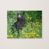 Puzzle d'ours noir (Horizontal)