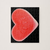 Puzzle doux coeur noir (Vertical)