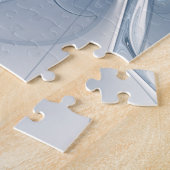 Puzzle Doux et tendreté bleu fleur imaginaire fractal cu (Côté)