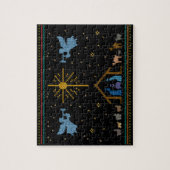 Puzzle Doux moche Design Nativité chrétien Religieux (Vertical)
