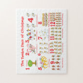 Puzzle Douze jours de Noël (Vertical)