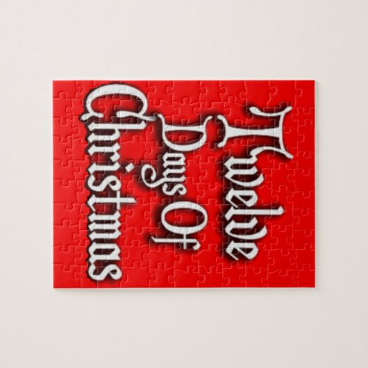 Puzzle Douze jours de Noël (Horizontal)