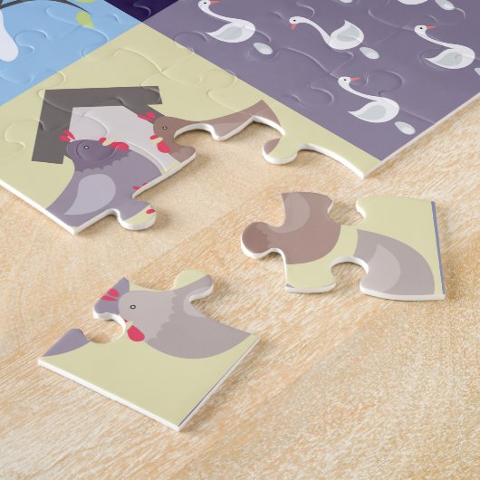 Puzzle Douze jours de Noël (Côté)