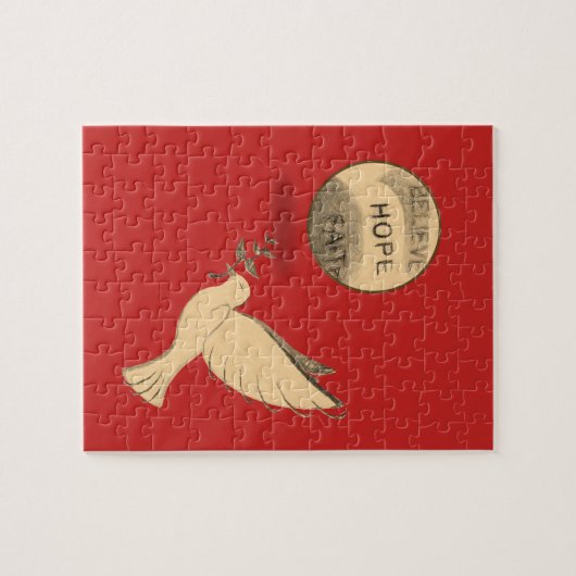 Puzzle Dove (Horizontal)
