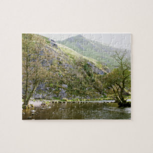 Puzzle Dovedale Derbyshire, photo maximale de souvenir de